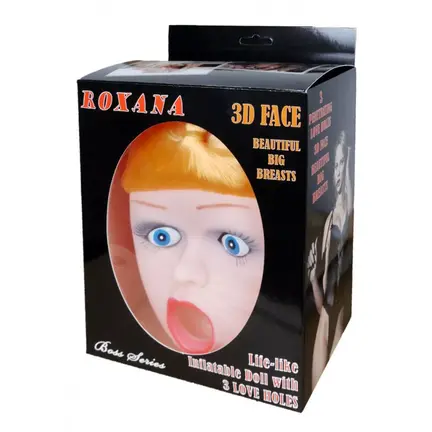 Roxana 3D Face oppustelig sexdukke med realistisk ansigt