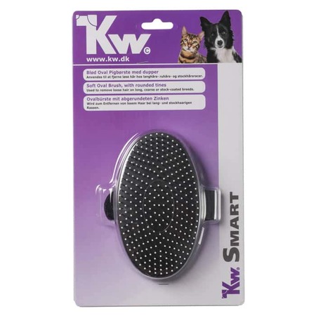 KW Smart Oval Pigbørste med dupper i indpakning | Køb hos MyTrendyDog.dk