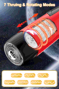 App-styret masturbator med rotation, vibration og aftagelig indersleeve