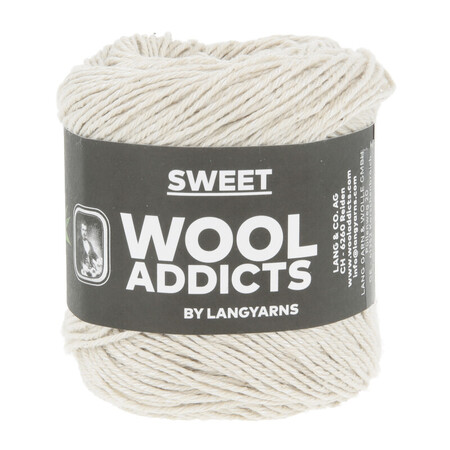 Garnnøgle sommergarnet Sweet fra Lang Yarns i farven råhvid 94