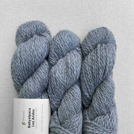 3 garnnoegler farve graa 41 Babyalpaca Los Andes - Pascuali