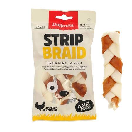 dogman-strip-braid-small - Snacks til hunde