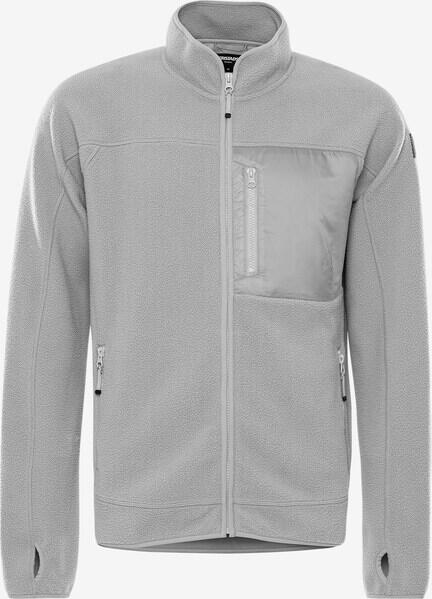 Fristads Argon Fleecejakke med Mikro-Pilefor i Gråmeleret - Let og varm fleecejakke med genanvendt stretchmateriale. Fuldt 4-vejsstretch for bevægelsesfrihed og komfort