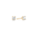 CROWN earrings 14 karat gold | Danish design by Mads Z