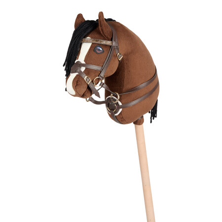 Cheval Roi Charlie med brun martingal og trense til kæphest