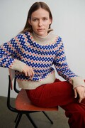 strikkeopskrift inge sweater leknit lene holme samsoe isager archives jensen garn sitting model