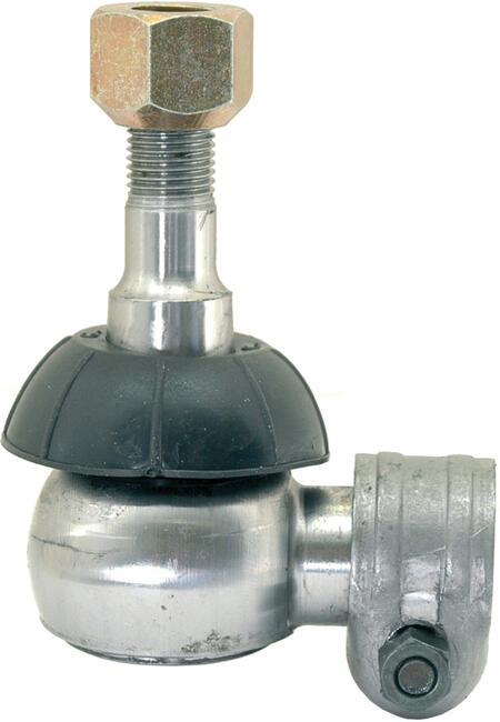 Steering ball 49mm for POWER STEERING Dimensions: Internal thread Ø A inches: 7/16'' x 20 tpi Female, External thread Ø B inches: 1/2'' x 20 tpi, Taper pin C mm: 18.7 - 17.2mm, Taper pin length D mm: 12mm. Fits on: Ford 2000, 3000, 4000 Fits for: Ford