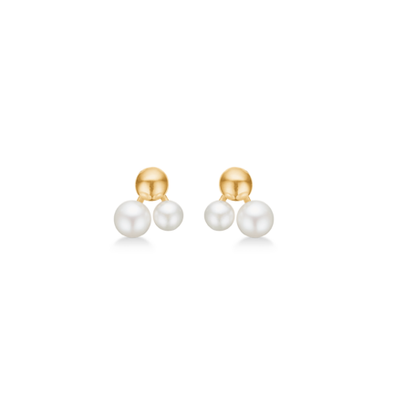 MOON earrings in 8 karat gold | Danish design by Mads Z