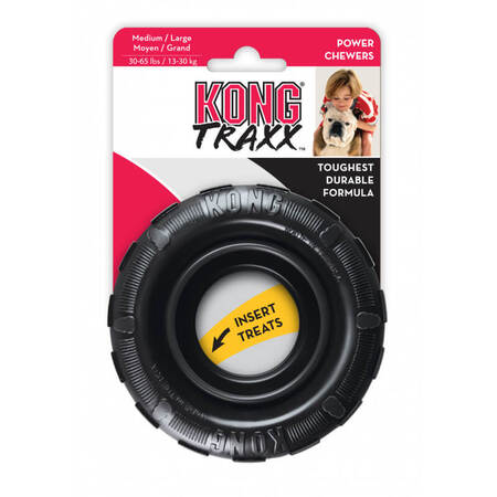 Kong Extreme Traxx (Medium/Large): Til den mellem til store hund med stor tyggeglæde! Holdbart og stimulerende Kong hundelegetøj.