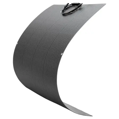 fleksibelt solcellepanel 200w 12v mono til båd og camper
