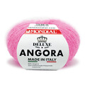 garnnoegle i angora fra mondial i farven pink 527