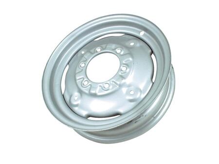 Fælg 4,5 x 16" Passer med dækstørrelse: 6.00 x 16" - 6.50 x 16" Hul til hjulbolt: 14mm B: Ø117mm Passer på: TE20 serien Passer på: FE35, MF35, MF65 Passer på: MF135, MF148, MF165, MF168 Passer på: MF230, MF240, MF250, MF265 Passer på: MF350, MF355