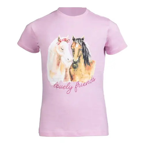 Se HKM "Lovely Friends" t-shirt - 110/116 hos Ponypiger.dk