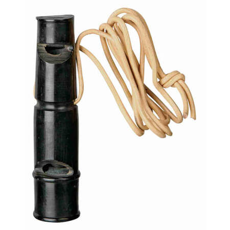 Trixie hundefløjte i Bøffelhorn, 9 cm