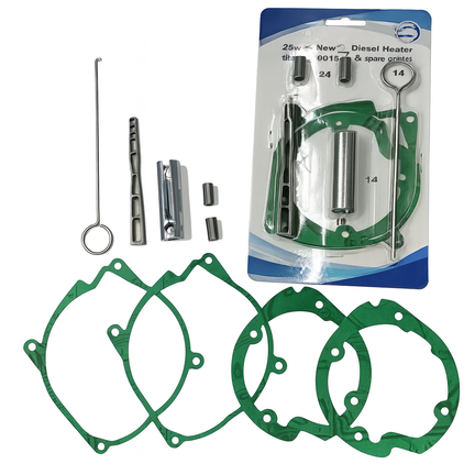 Pakningssæt til 5kW Dieselfyr – Passer til Kinafyr (Vevor m.fl.)  - robust reservedel til kinafyr