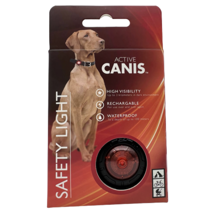 Active Canis Safety Light | Lygte til hund med rød lys