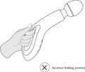 O-Wand – luksus wand massager i blød silikone med 8 vibrationer, 4 intensiteter og vandtæt design