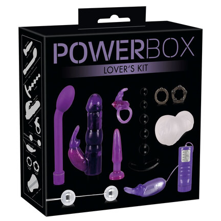 You2Toys Lover’s Set – sexlegetøjssæt til par med 10 dele til anal, vaginal og klitorisstimulering.
