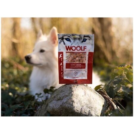 Woolf Soft beef chunkies - 100g