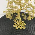 wire træ guld brugskunst skulptur