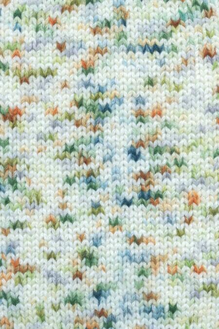 close up af garnet mosaic fra lang yarns farve 05