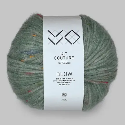 Blow garn fra Kit Couture i farven salvie