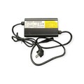 Hos Dansk batteri teknik ApS kan du finde en 24 volt oplader med en kapacitet på 10 A, som vil sikre en effektiv og hurtig opladning af batteriet.