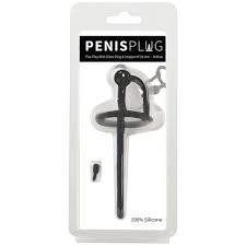PenisPlug Piss Play With Glans Ring Ø35mm – hul rustfri stålplug med ring til urethral stimulation og piss play