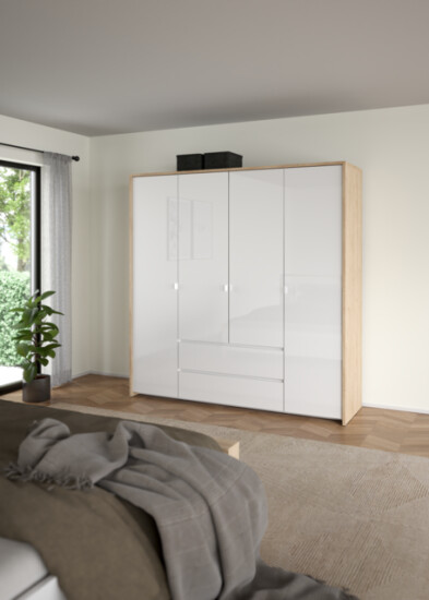 Garderobeskab 200x200 cm - Front - AN-BO MØBLER