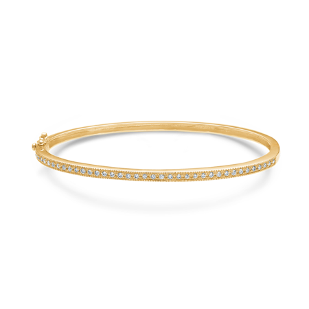 POETRY armring i 14 karat guld med 0,30 ct. brillanter.