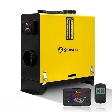 Sunster A2013SL 8 kW alt-i-ét oliefyr 12 / 24 V – kinafyr til båd og autocamper