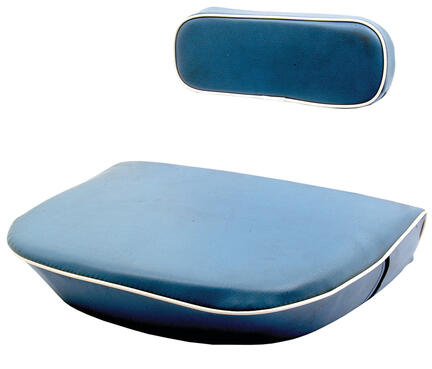 Sædepudesæt Fordson - Hvid kant med flad bund