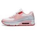 Damesneaker i pink, hvid og grå med rød sål og air-detalje