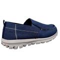 Herre slipon denim blå