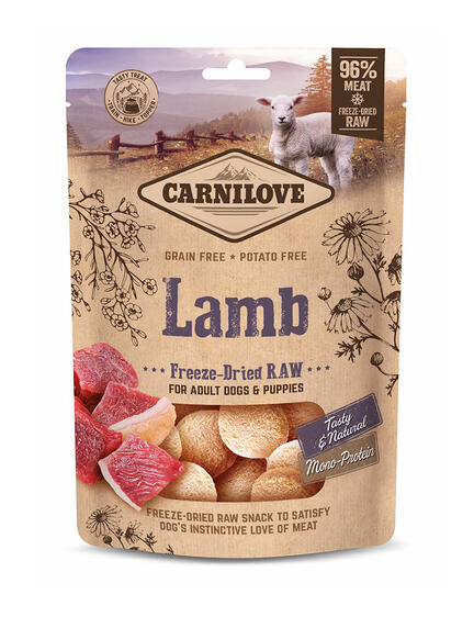 Carnilove Freeze-dried Raw snacks Lamb - 200g