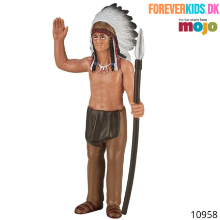 Mojo Indianer Høvding_legetøjsfigurer_foreverkids.dk_MJ-386501