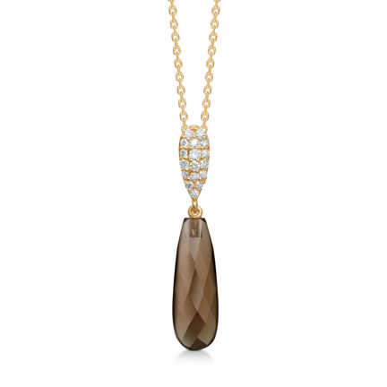 LOVE DROPS pendant in 14 karat gold | Danish design by Mads Z