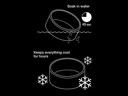 PAIKKA Cool keramisk skåle med køl