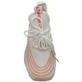 Dame sneakers hvid/pink elastik