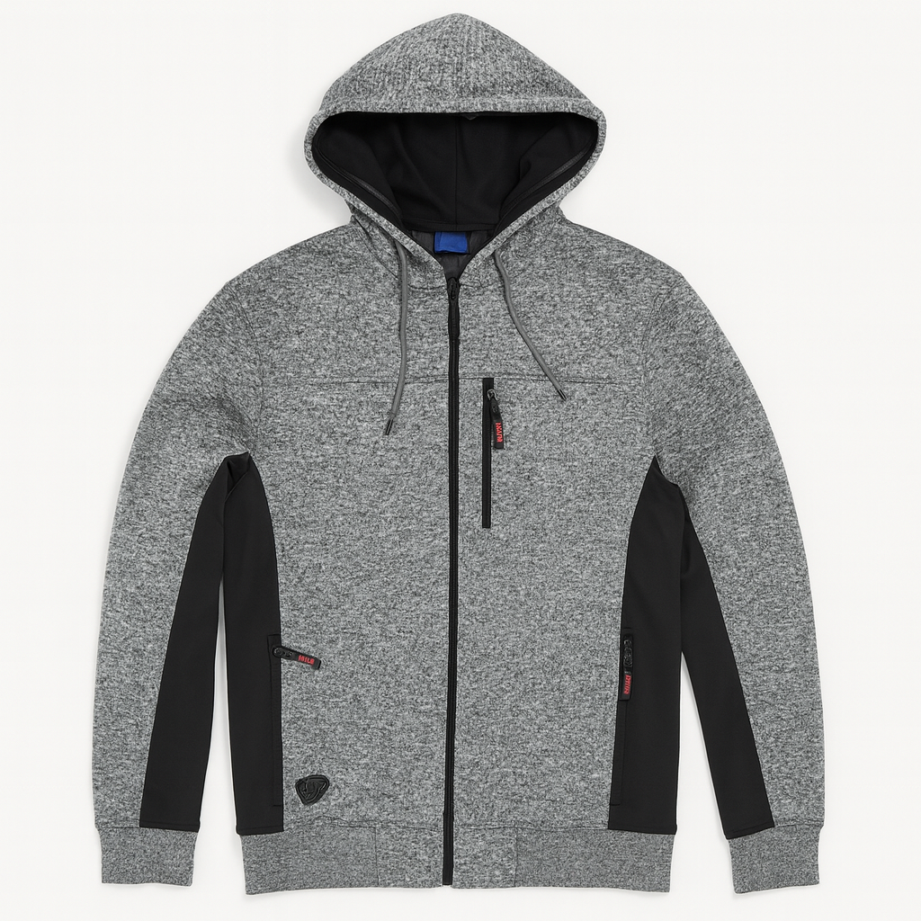 Herre Fleece Grå - Medium