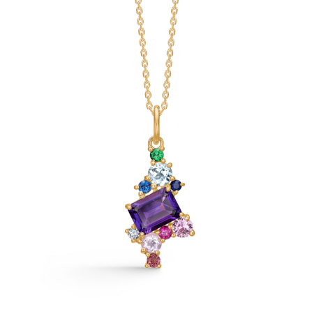 FOUR SEASONS SUMMER pendant in 14 karat gold | Danish design by Mads Z