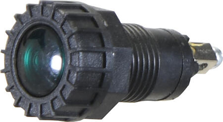 Instrumentlys Farve: Grøn Med pære 12 Volt Montage hul: Ø17mm. OEM ref. HELLA LTD 2AA001200021