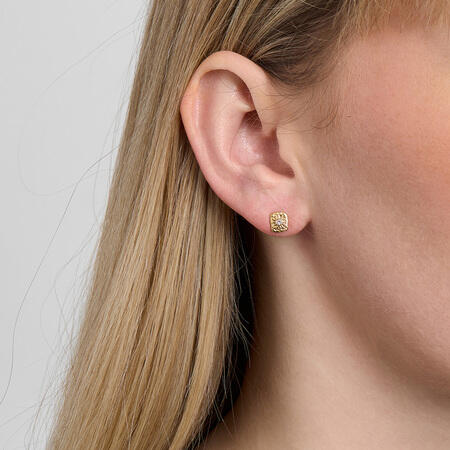 Solara earrings in gold-plated silver - studio.z