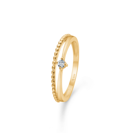 LUCIA ring in 8 karat gold | Danish design by Mads Z