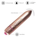 Rocks Off RO 80 Golden Passion – gylden bulletvibrator med 7 vibrationer