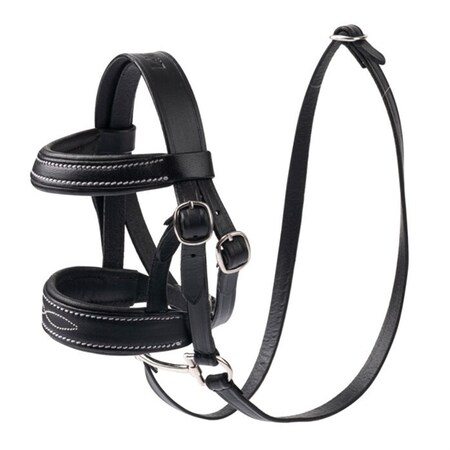 LeMieux Mini Toy Pony trense i sort læder