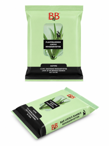 B&B Bambus Renseservietter Travel pack