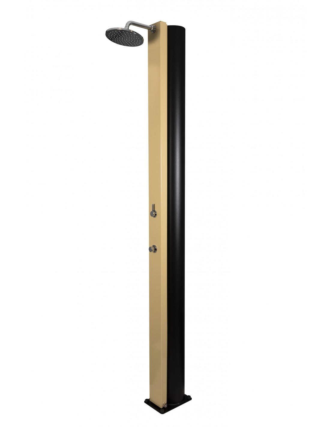 CRM PULSATE - Solardusche 40 Liter - Beige, Ohne Fußdusche