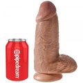 King Cock 9" Chubby realistisk dildo med tykt skaft og sugekop