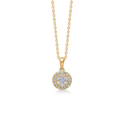 ELEANOR pendant in 14 karat gold | Danish design by Mads Z